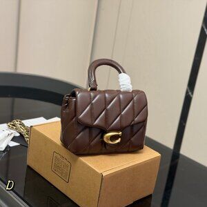 TABBY TOP HANDLE BAG WITH QUILTING